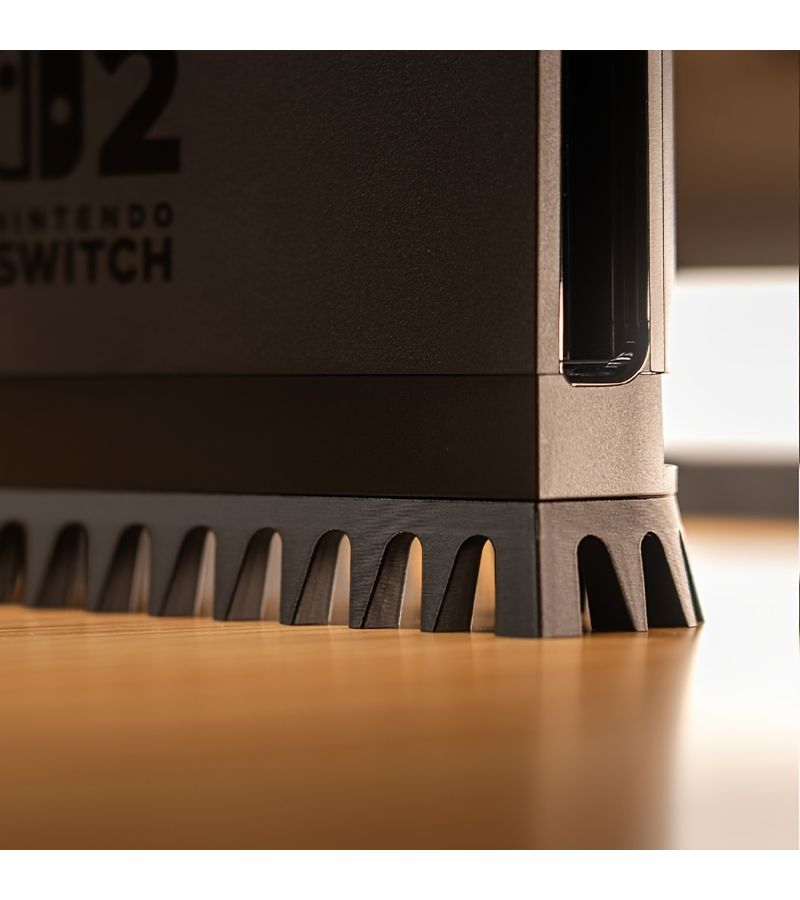 Cooling Base Stand for Nintendo Switch 2 NS2 White Efficient Heat Dissipation Precise Size Stylish Appearance Silent Cooling - Image 4