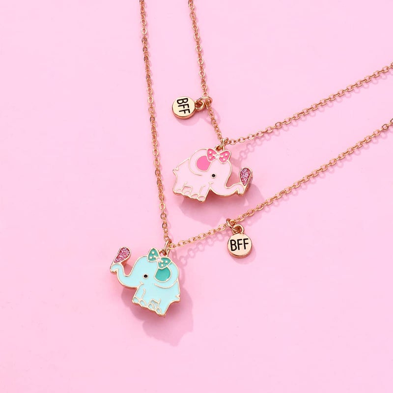DOYYCA Best Friend Necklace for 2 Girls Magnetic Matching Friendship Necklace Half Heart Pendant BFF Necklaces for Sister - Image 4