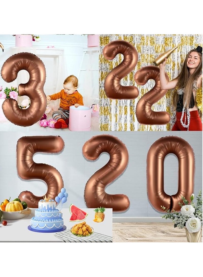 ThePartyPopper 40 Inch Long Coffee Number Balloon(9) - Image 2