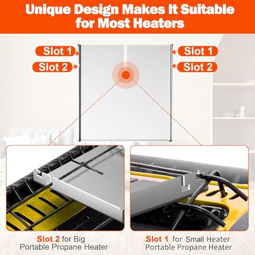 JossaColar Wood Stove Fan for Propane Heater, Heat Powered Fireplace Fan Thermoelectric Thermal Fan with Bracket being Fixed on Propane heater, Camping/Picnics/Indoor Use - Image 4