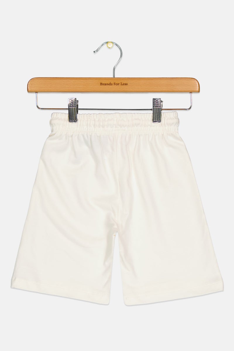 nickelodeon Kids Boy Paw Patrol Drawstring Shorts, Off White  - Image 2