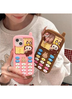 Arabest Cute Cartoon for Phone 15 Case Model Phone Case TPU Kawaii Silicone Scratch Resistant Shockproof Girls Women (12promax,Pink)  - Image 2