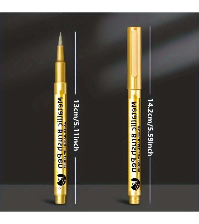Silvery Marker Pens For Graffiti Painting Stone Glass Ceramics Metal Wood Art Supplies - Image 2
