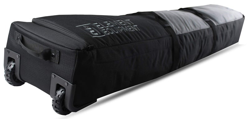 Element Equipment Wheeled Padded Ski Bag Ultimate Double - Premium High End Double Roller Travel Bag 195 Grey Ripstop - Image 1