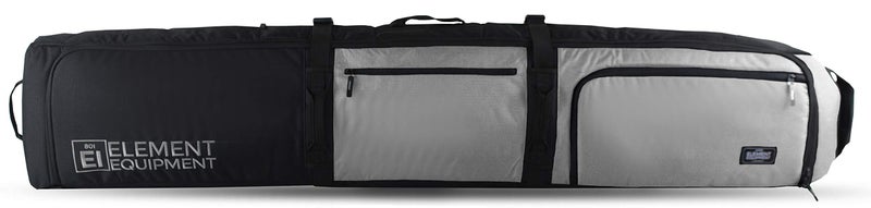 Element Equipment Wheeled Padded Ski Bag Ultimate Double - Premium High End Double Roller Travel Bag 195 Grey Ripstop - Image 3