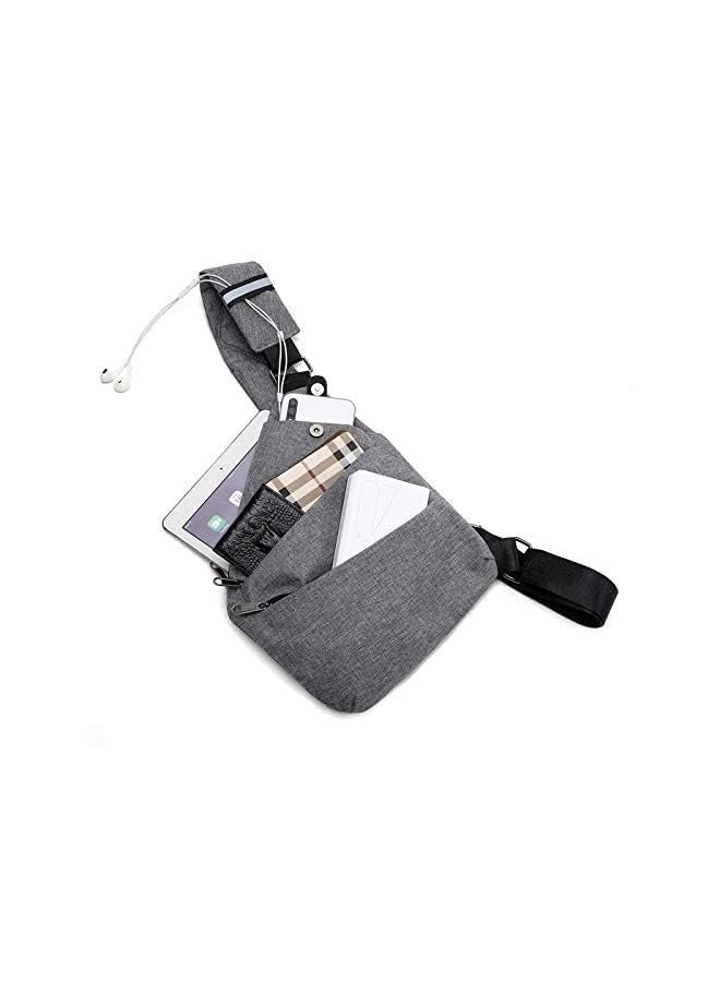 Raxoom Bag, Chest Backpack Casual Daypack Black Shoulder Crossbody Lightweight Anti Theft Outdoor Sport Travel Hiking Bag For Men Women - Image 3