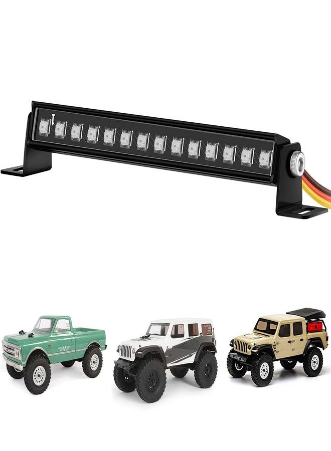 EPINON RC Light Bar 8 Light Modes Roof Lamp 56mm for 1/24 AXIAL SCX24 C10 JLU Gladiator Deadbolt Upgrade Parts - Image 1