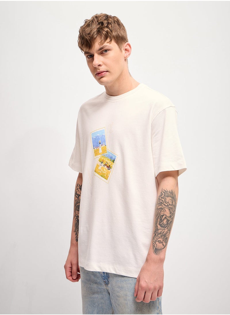 THE BEAR HOUSE Men’s Cotton T-Shirt – Soft, Breathable & Comfortable, Perfect for Casual Wear, Ideal for Everyday & Summer Wear  - Image 1