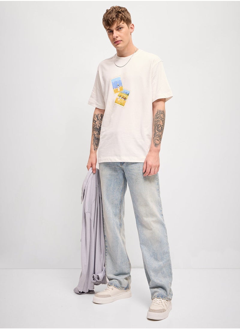 THE BEAR HOUSE Men’s Cotton T-Shirt – Soft, Breathable & Comfortable, Perfect for Casual Wear, Ideal for Everyday & Summer Wear  - Image 2