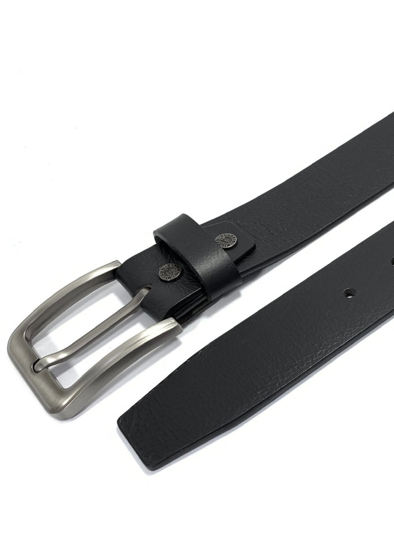 Classic Milano Genuine Leather Belt Men - Semi-Casual Men's Belts & Party Wear Belts for men, Casual Outfits Man Belt, Gifts - Men’s Leather Belt for Men - Image 3