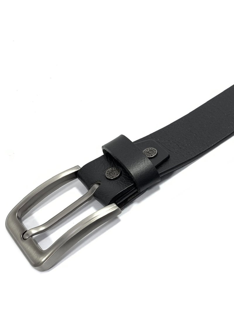 Classic Milano Genuine Leather Belt Men - Semi-Casual Men's Belts & Party Wear Belts for men, Casual Outfits Man Belt, Gifts - Men’s Leather Belt for Men - Image 4
