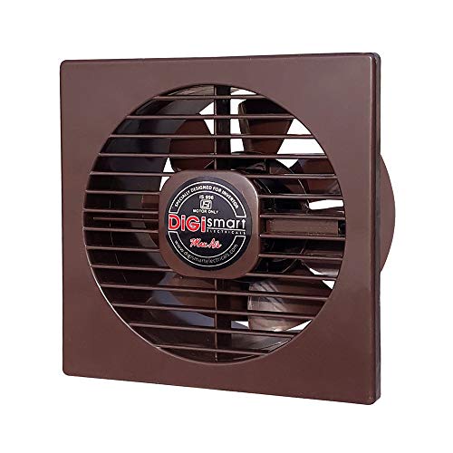 DIGISMART High Speed 150 MM Powerful Exhaust Fan, 1600 RPM High Air Delivery, Air Suction for Kitchen & Bathroom, Less Noise, Pure Copper Axial Fan, 22W Motors, 1 Year Warranty (Brown) - Image 1