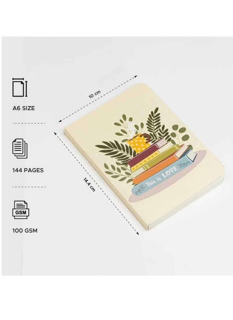 FACTOR NOTES A6 Size Small Journal Ruled Notebook 90gsm Thickness 112 Pages  - Image 2