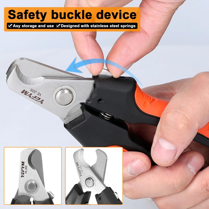 Professional Heavy Duty Cable Cutter Pliers 5CR13 Carbon Steel For Electricians DIY Model AMAKO71zhmwk2ut 1 - Image 4