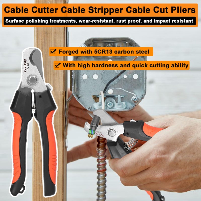Professional Heavy Duty Cable Cutter Pliers 5CR13 Carbon Steel For Electricians DIY Model AMAKO71zhmwk2ut 1 - Image 3