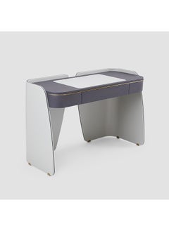 AL HUZAIFA FURNITURE Oakley Dressing Table, In Solid Ash Veneer, Upholstered With Microfiber  - Image 2