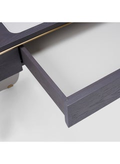 AL HUZAIFA FURNITURE Oakley Dressing Table, In Solid Ash Veneer, Upholstered With Microfiber  - Image 3