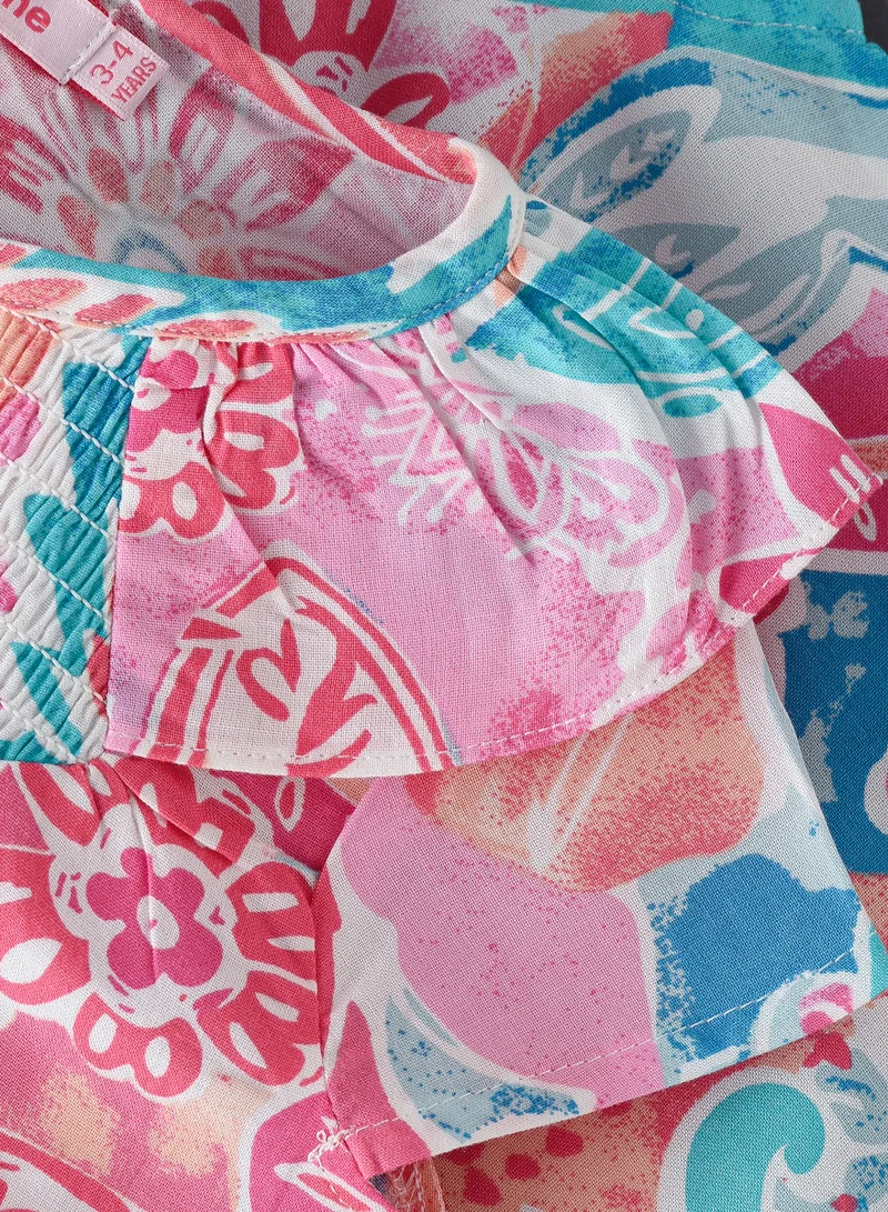 Jelliene Blooming Beauty: Girls' Breezy Blouse Chic Style & Summertime Comfort