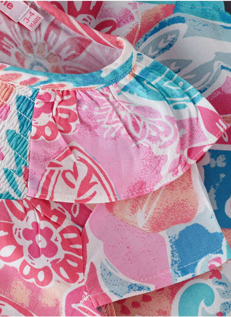 Jelliene Blooming Beauty: Girls' Breezy Blouse Chic Style & Summertime Comfort  - Image 4