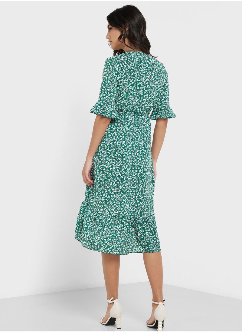 ELLA - Floral Printed Dress - Image 1