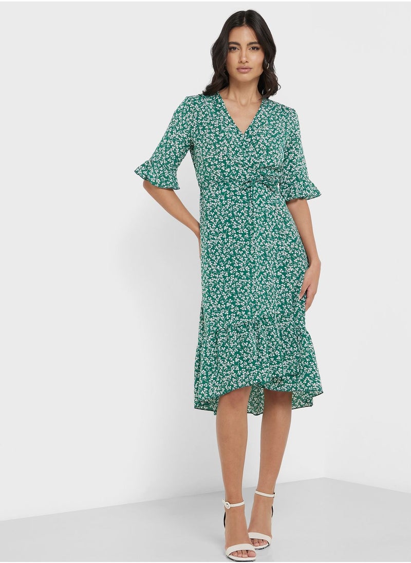 ELLA - Floral Printed Dress - Image 1