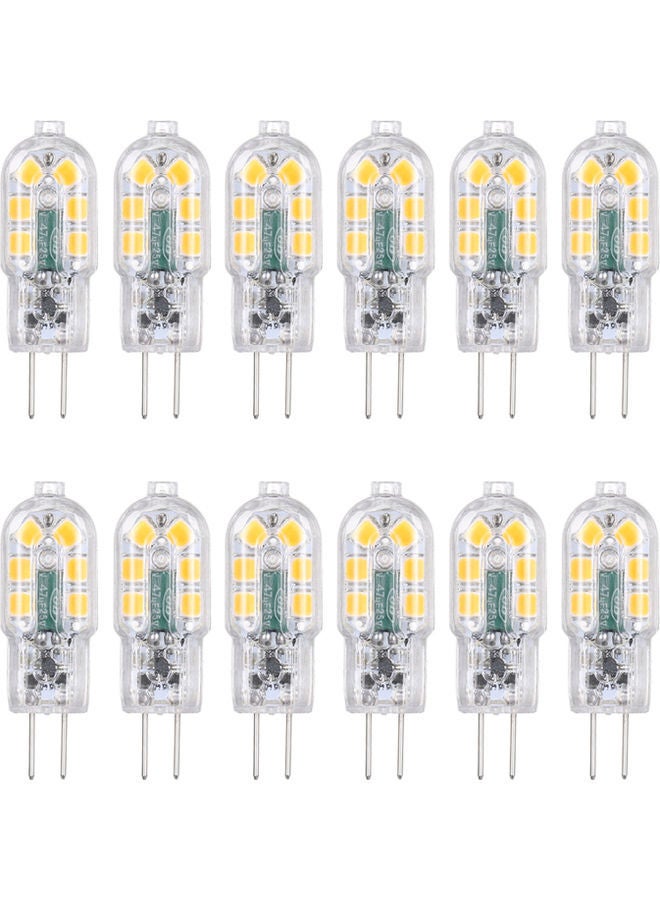 NIBEMINENT 12-Piece Non-Dimmable LED Light Bulbs Warm White  - Image 1