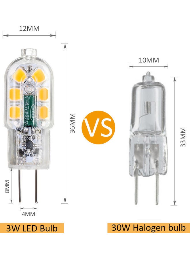 NIBEMINENT 12-Piece Non-Dimmable LED Light Bulbs Warm White  - Image 2