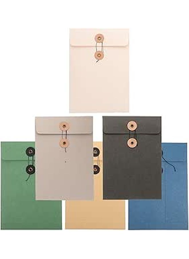 Large Kraft Paper File Folders 6pcs Document Holder for Office Storage - Image 1