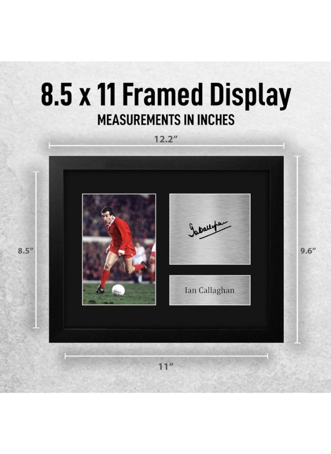 HWC Trading HWC Trading Ian Callaghan Liverpool Framed Gifts Printed Signed Autograph Picture for Football Fans and Supporters  - Image 2