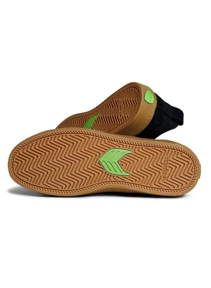 Cariuma  CATIBA PRO Low Gum Black Suede and Canvas Ivory Logo Sneaker  | Best Price UAE