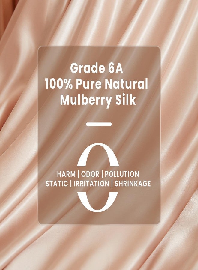 THXSILK Pure Silk Fitted Crib Sheet, Organic Crib Bedding-Ultra Soft, Smooth, 100% Top Grade Mulberry Silk, 28" x 52" x 8" (Champagne#1) - Image 2