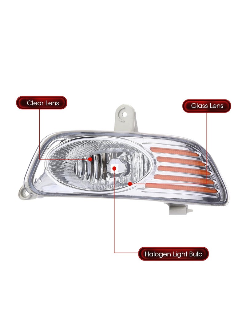 Toyota Camry 2005 Fog Lamp Set – Halogen Bulbs, Clear Glass Lens, Waterproof, Dustproof, Easy to Install - Image 5