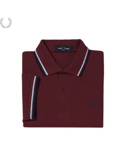 FRED PERRY Essential Logo Printed Polo Shirt  - Image 1
