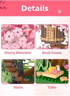 2008PCS Cherry Blossom Building Blocks Set, building blocks, construction toys, suitable for consumers of all ages, children's puzzle toys, pink themed cherry blossom tree building blocks, especially suitable as a birthday gift for girls, can be used as furniture decorations - pzsku/Z3064D388EF25913A343CZ/45/_/1724742719/490f798a-19b1-4590-8dd2-5892ae3121b6