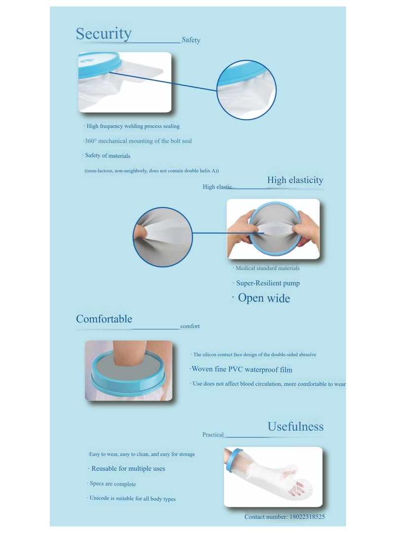 Waterproof Cast And Bandage Protector For Hands and Arms - Image 2
