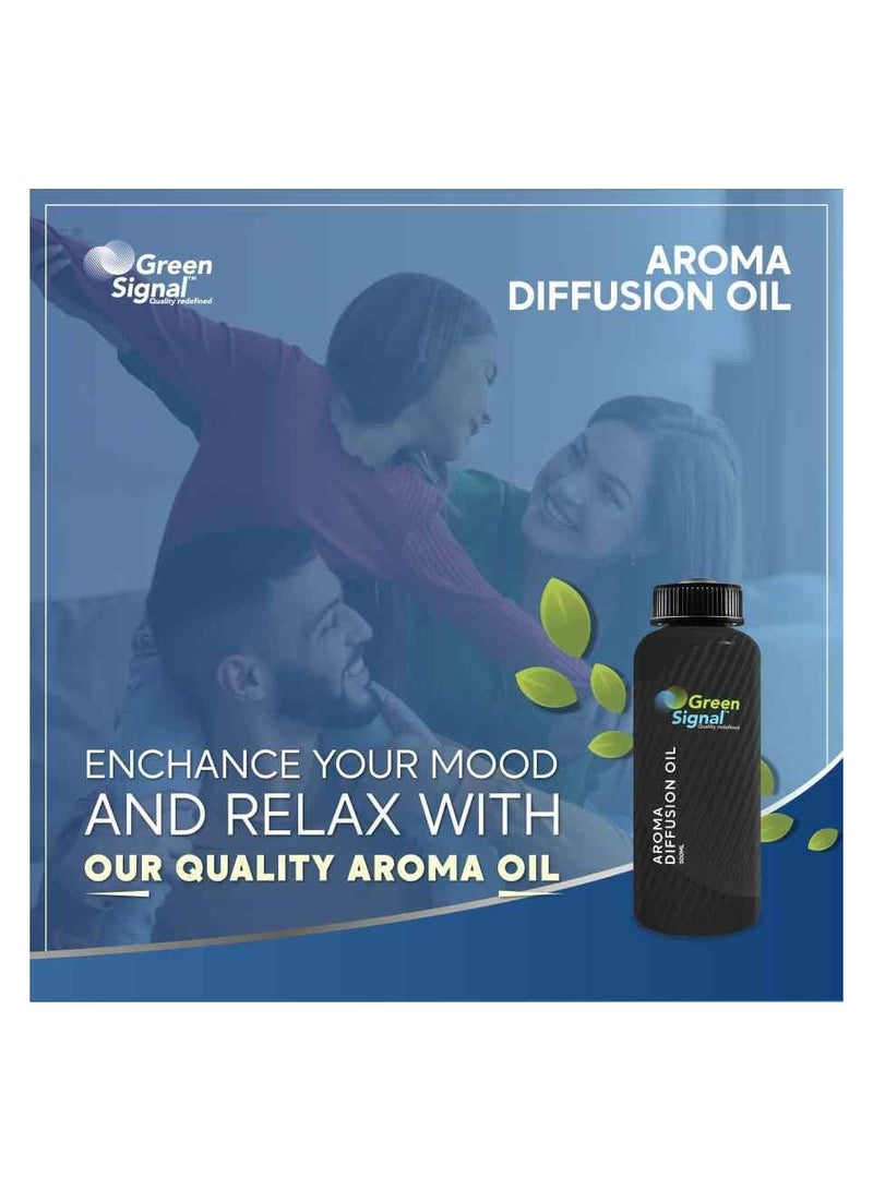 جرين سيجنال زيت عطر الاوركيد السوداء مركز 500 مل – زيت فاخر لأجهزة الدفيوزر والتعطير – رائحة فخمة تدوم طويلاً للمنزل والمكتب - Image 4