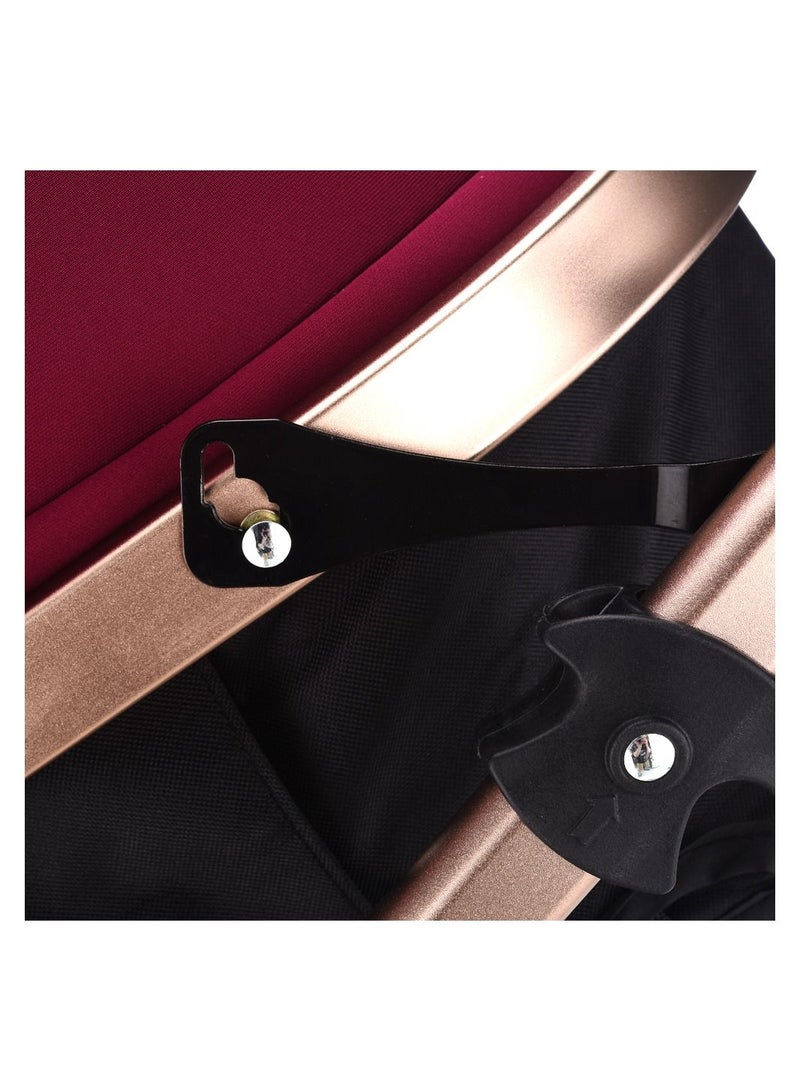 TEKNUM عربة أطفال 3 في 1 من تيكنوم مع حقيبة حفاضات Sunveno Fashion - نبيذي - Image 4