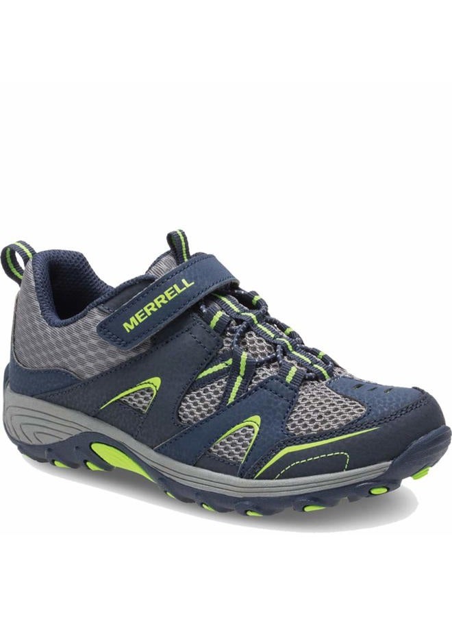 MERRELL Boy's Trail Chaser Sneaker, Navy/Green, 3 UK, Navy Green, 36 EU - Image 2