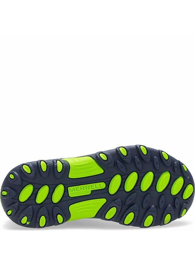 MERRELL Boy's Trail Chaser Sneaker, Navy/Green, 3 UK, Navy Green, 36 EU - Image 3