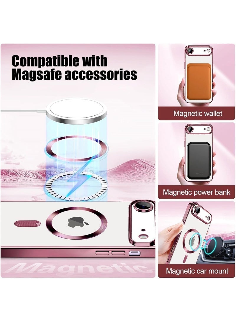 إلترازون iPhone 17 Air Clear Case with Magnetic Magsafe Compatibility & Tempered Glass | Ultra Transparent Shockproof Back Cover | Scratch Resistant, Slim Fit, Full HD Protection for iPhone 17 Air 6.5-Inch - Image 3