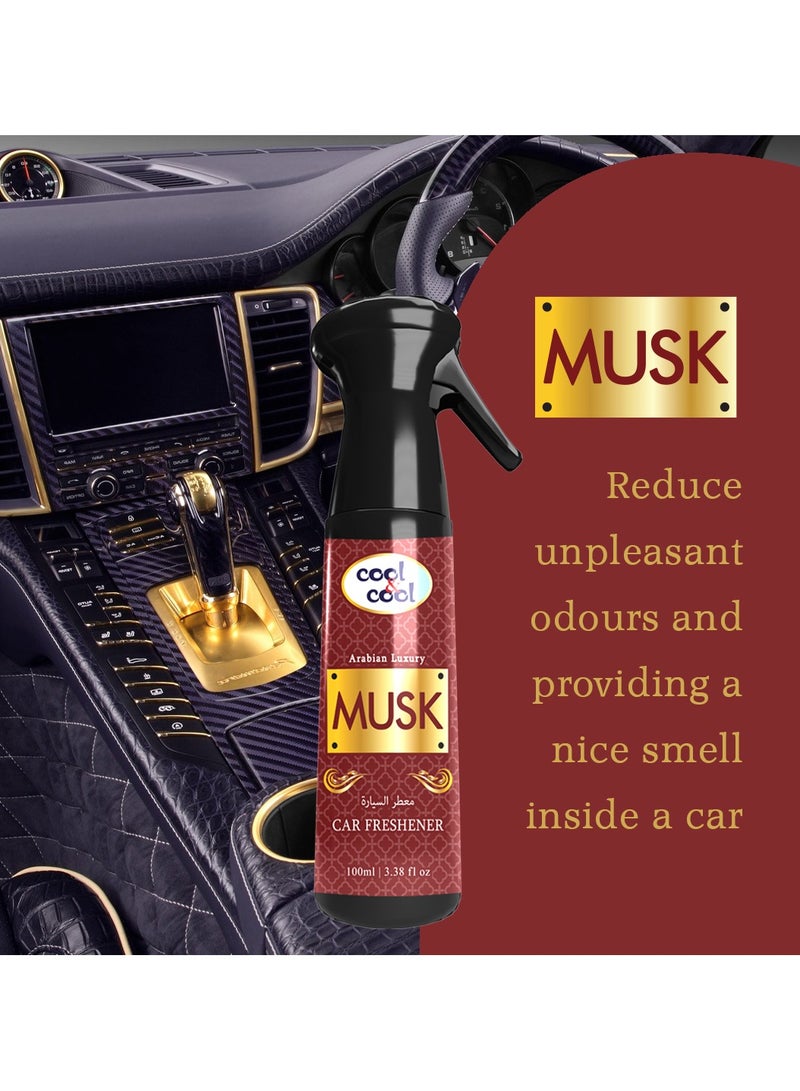 كول اند كول معطر السيارة كول مسك 100 مل، عطر العود الغريب، فاخر عربي لسيارتك - Image 2