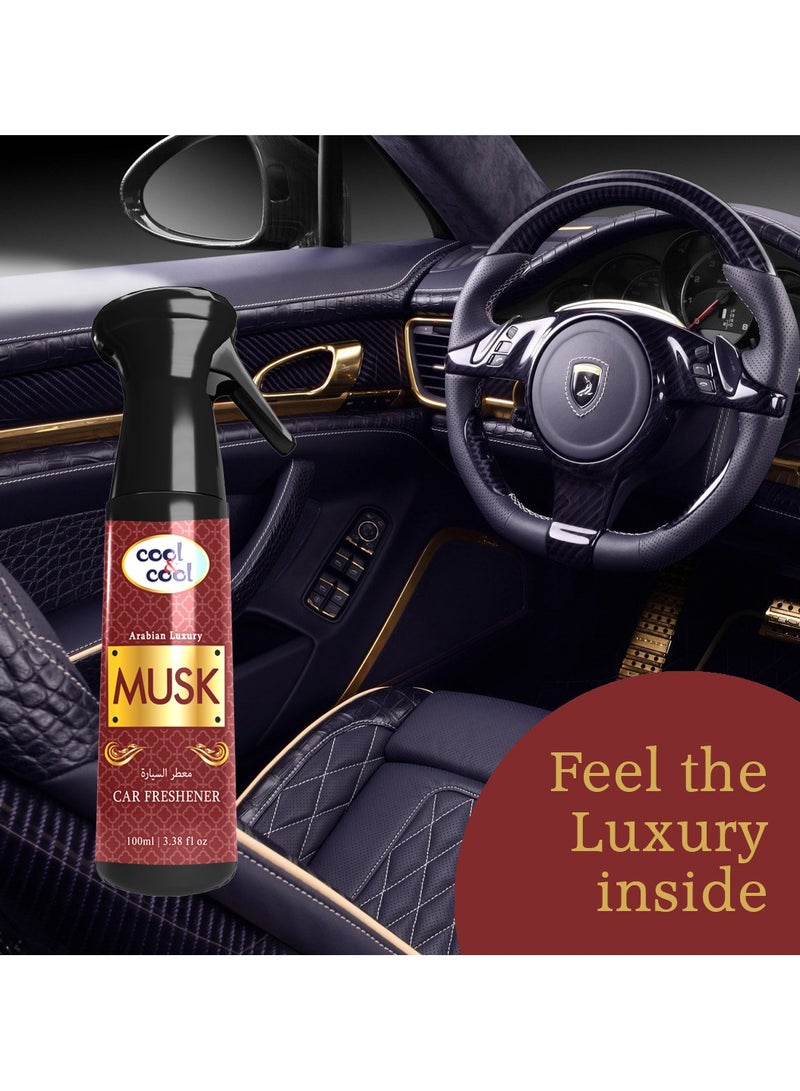 كول اند كول معطر السيارة كول مسك 100 مل، عطر العود الغريب، فاخر عربي لسيارتك - Image 3