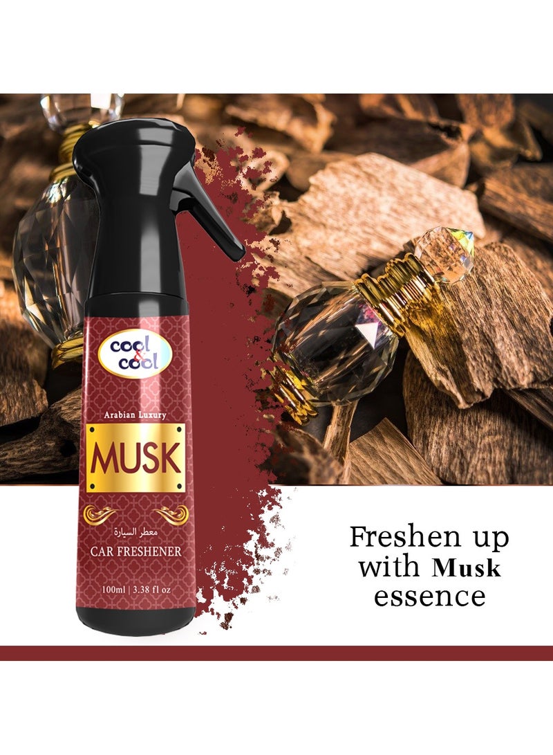 كول اند كول معطر السيارة كول مسك 100 مل، عطر العود الغريب، فاخر عربي لسيارتك - Image 4