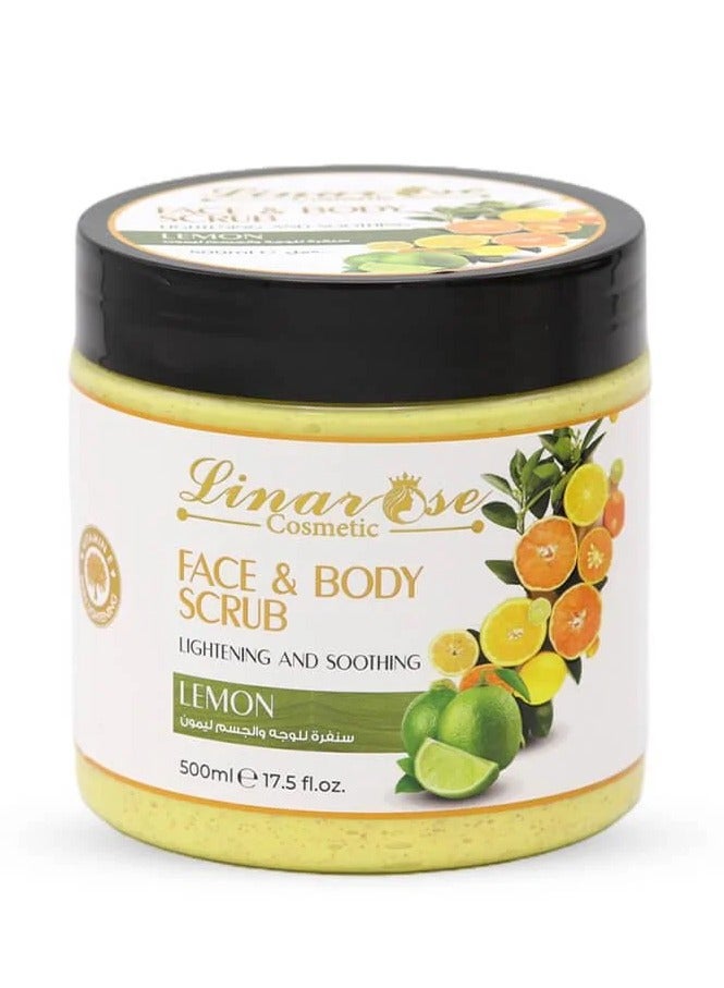 لينا روز سنفرة للوجه والجسم بالليمون - 500 مل - Image 1