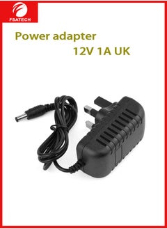 12V 1A 12W AC to DC Adapter Power Supply Converter AC 100V ~ 240V to DC 12V 1amp Transformer with 5.5x2.1mm DC Output Jack for 5050 3528 LED Strip Module Light, CCTV Camera System，Router