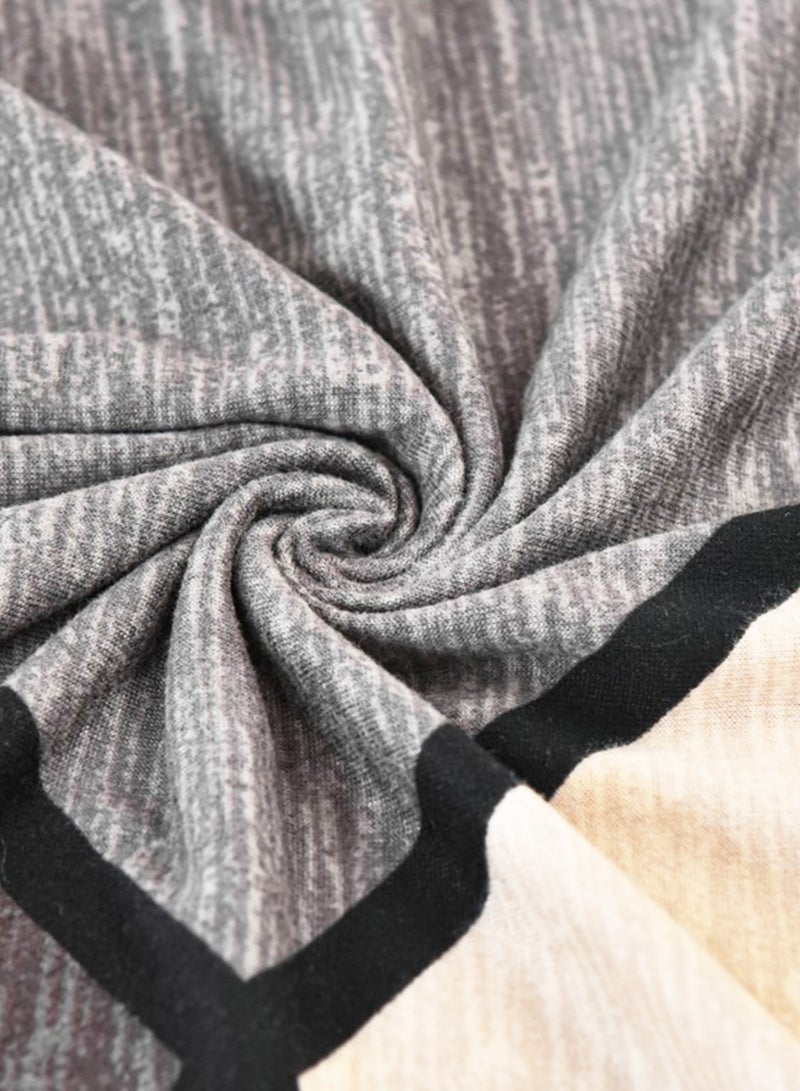 Sharpdo Geometric print Chair Cover High Back Stretchable 1 piece Set Suitable Dust & Stain Proof, For Home Decoration Restaurants Hotels Multi-Scene Use - Image 5