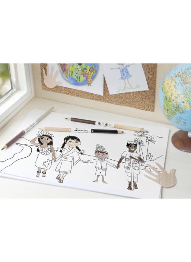 FABER-CASTELL Pack Of 6 Wooden Color Set  - Image 2