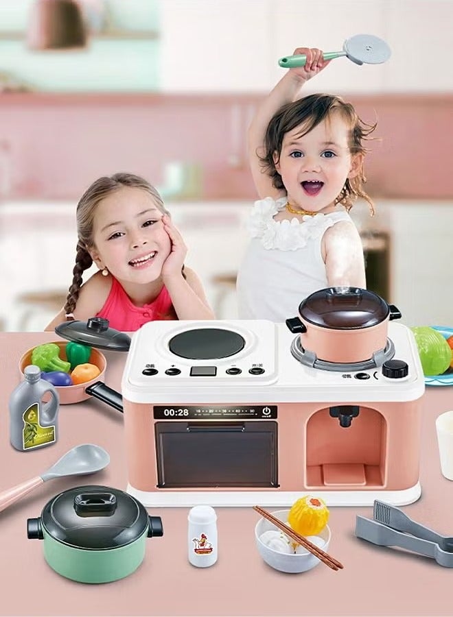 مي فازا مجموعة ألعاب الطبخ للمطبخ - بخاخ مدمج، مؤثرات صوتية، وظائف الإضاءة - لعبة بيت اللعب - أثاث صغير - لعبة أطفال - لعب تظاهري - Image 5