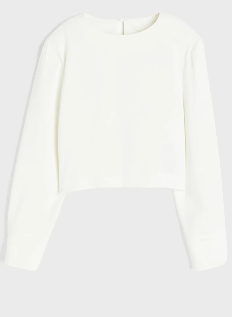 H&M Crew Neck Knitted Top