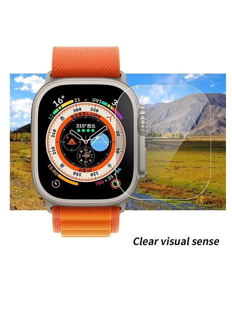 اسكرين نانو شفافة حماية لساعة ابل الترا 49 مم Apple Watch Ultra 49mm - Image 2